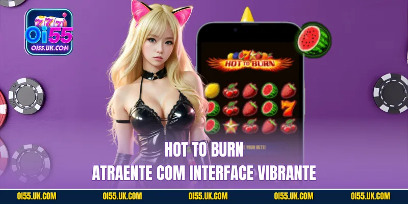 Hot to Burn atraente com interface vibrante