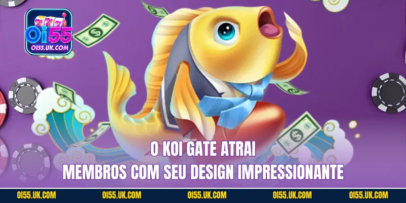 O Koi Gate atrai membros com seu design impressionante